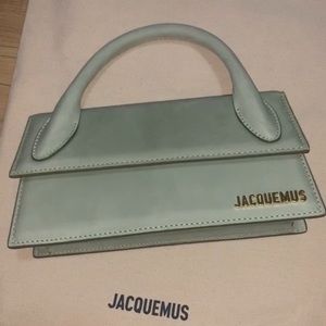 jacquemus le chiquito long bag in light green